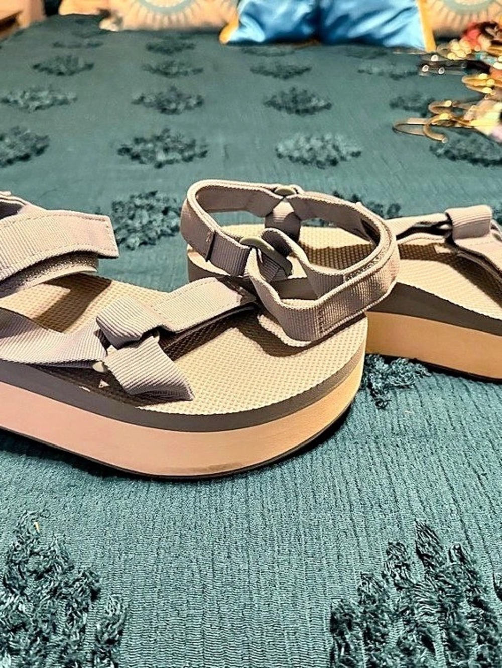 Teva Flatform Universal Gray Sport Sandals